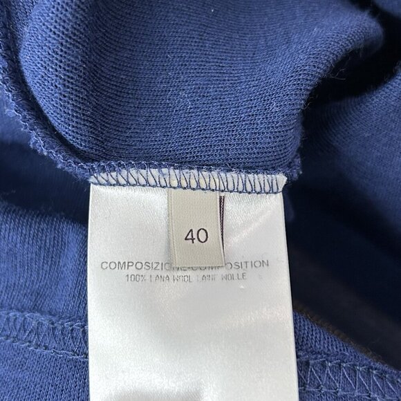 Stella McCartney Wool Sweater Dress Womens Size 40 US Small 4-6 Navy Slouchy - Picture 5 of 14